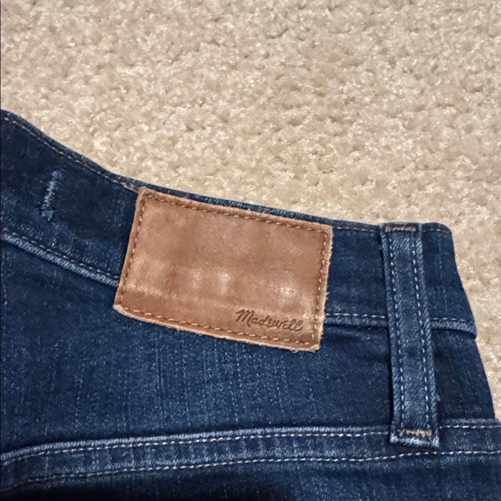 Madewell Indigo Denim Pants hi-rise skinny size 27 - Picture 10 of 12